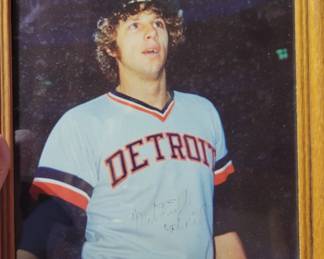 Mark Fidrych signed photo