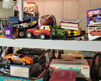 Vintage games, matchbox, and more 