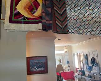 Quilts, quilts and quilts.