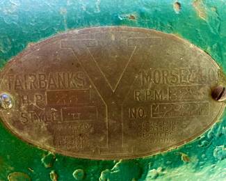 1922 25HP Fairbanks Morse & Co "Y" Oil Engine