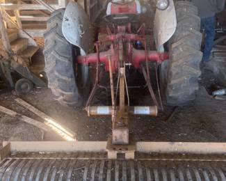 8N Ford Tractor, New Rear Tires has additional equipment.