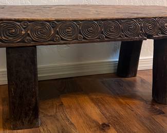 Hand Carved Stool