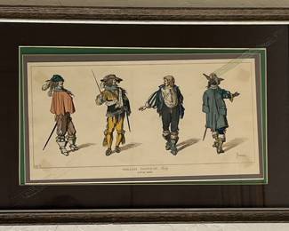 Art "Moblesse Francaise 1629" by Abraham Bosse