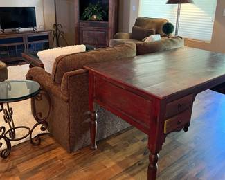Rustic Wood Desk