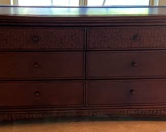 Pier One Imports Dresser Rattan 6-Drawer