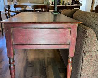 Rustic Hand Painted Desk