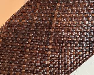 Wicker Framed Mirror