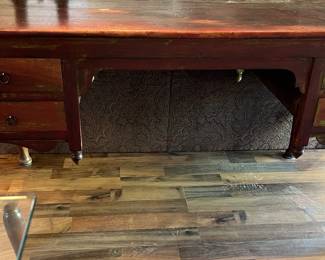 Rustic Hand Painted Desk