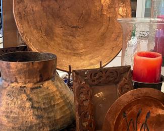 Assorted Copper Decor