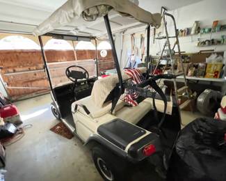 golf cart I think its for sale, gas