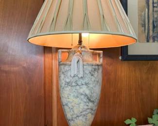 180 Vintage Alabaster Amphora Urn Table Lampmin