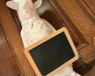 180 Chef Pierre The Pig Williams Sonoma Chalkboard Plaster Statuemin