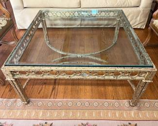 180 Metal Glass Coffee Tablemin