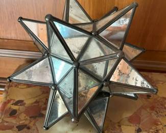 180 Moravian Mirrored Star Decormin