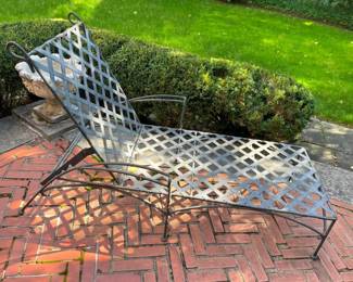 180 Wrought Iron Chaise Lounge X2min