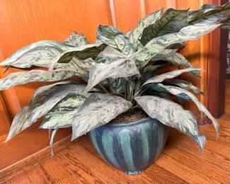 180 Oversized Faux Chinese Evergreen Plant Decormin
