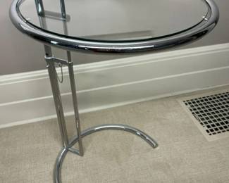180 Eileen Gray MCM Chrome Side Tablemin