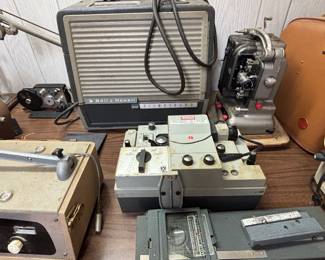 Vintage movie equipment