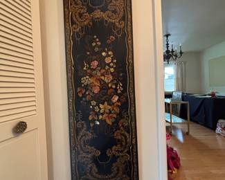 Antique inlaid panel