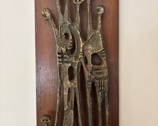 Bronze sculpture/ plaque Anton Bezalel