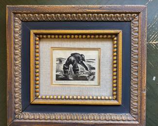 Clare Leighton signed and numbered engraving