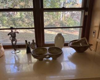 Mid century studio pottery