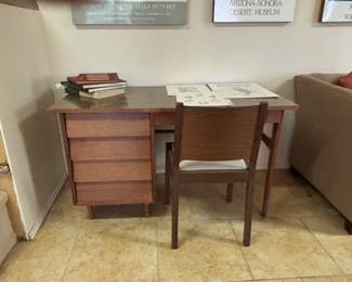 Mid century knee hole desk