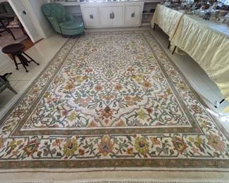 Wool 10 x 14 rug, just cleaned
