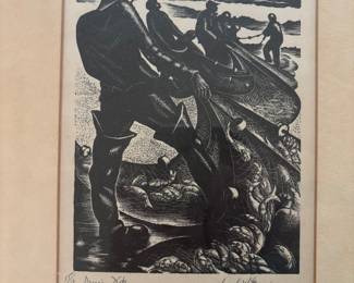 Clare Leighton signed and numbered print