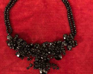 Glass beaded necklace