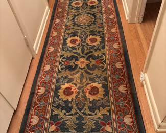 Wool Persian style runner just cleaned