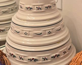 Longaberger Ceramic bowls