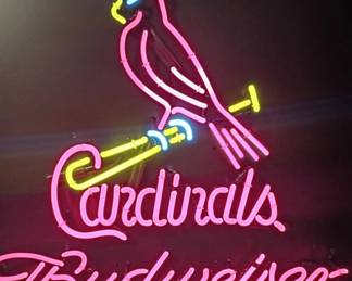 Cardinal neon sign
