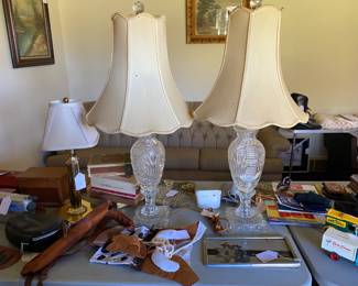 Crystal Lamps -desk lamps