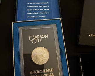 Carlson city uncirculated silver dollar