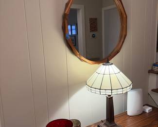 Rustic industrial console table 