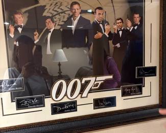 James Bond  featuring all six actors 