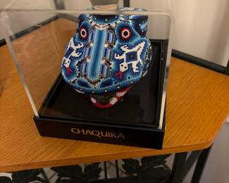 Class azul Chaquira limited edition covered with thousands of individual glass beads