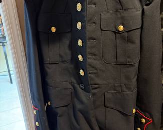 Dress blues with hats also 