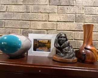 "Mother Of The People" bronze by Debbie Gessner