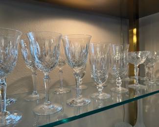 Tiffin-Franciscan "Elyse" Crystal Glasses