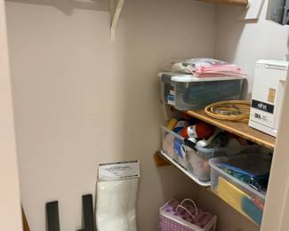 More things in closet.