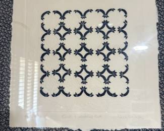 Judy Severson Friendship Knot Embossed Limited Edition Quilt Picture