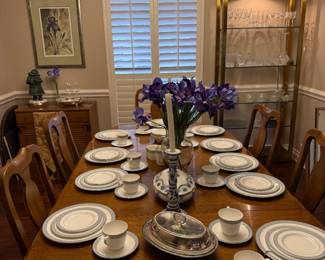 Dinner is served..on "Etude" by Royal Doulton china. Priced per 5 pc set.