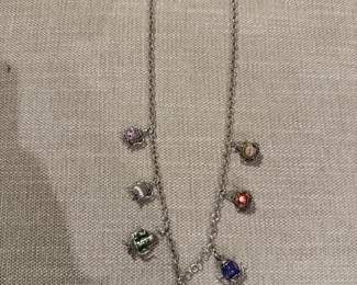 Sterling Teapot Charm Necklace