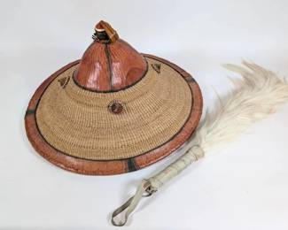 Africa Tribal Fulani Hat And Irukere Horse Tail