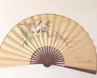 Japanese Metalic Foil Prints And Fan