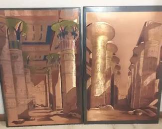 El Shami Metal Engraved Art Panels