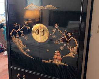 Romweber Wardrobe Chinoiserie Style