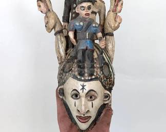 06 African Igbo Maiden Spirit Mask, Nigeria